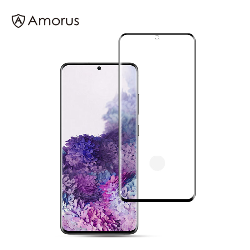 AMORUS Full Coverage 3D Curved Full Glue Tempered Glass Screen Protector for Samsung Galaxy S20 Plus (Support Ultrasonic Fingerprint Unlock) AMORUS Full Coverage 3D Curved Full Glue Tempered Glass Screen Protector for Samsung Galaxy S20 Plus (Support Ultrasonic Fingerprint Unlock)